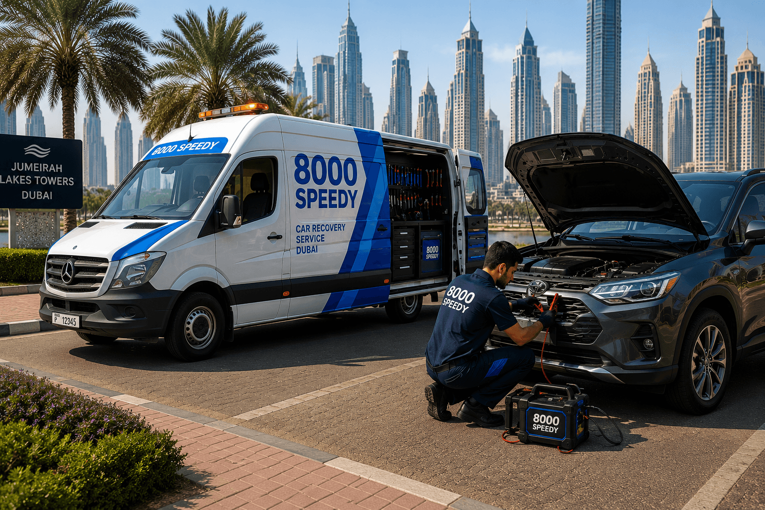 Replacing or jumpstarting a car battery